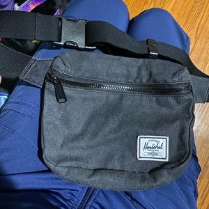 Herschel black waistband fanny pack